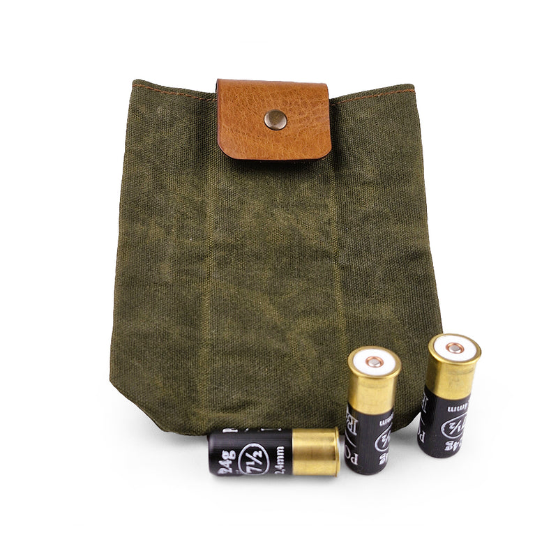 Gürteltasche aus Leder und Canvas - Gipsy Natur