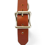 Hundehalsband - cognac