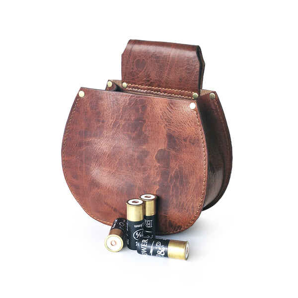 Gürteltasche für Schrotpatronen - Gipsy cognac