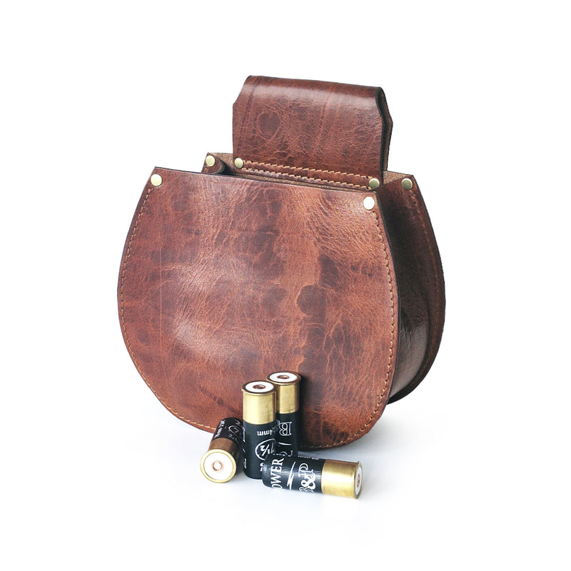 Gürteltasche für Schrotpatronen - Gipsy cognac