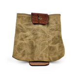 Gürteltasche aus Leder und Canvas - Gipsy Cognac