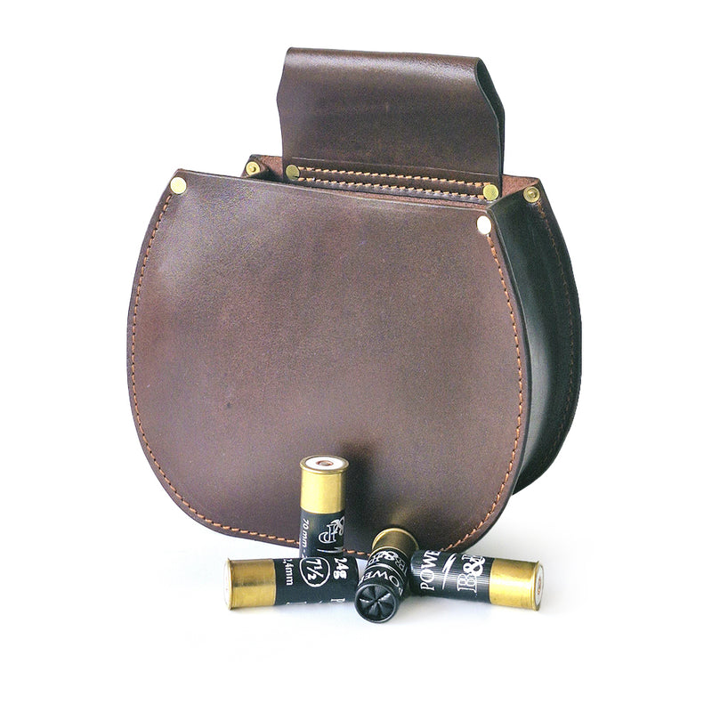 Gürteltasche für Schrotpatronen - braun
